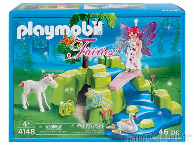 Boîte de jeu Playmobil , le prix 11.99 € 
- Au choix : Féerique, 46 pièces, ...