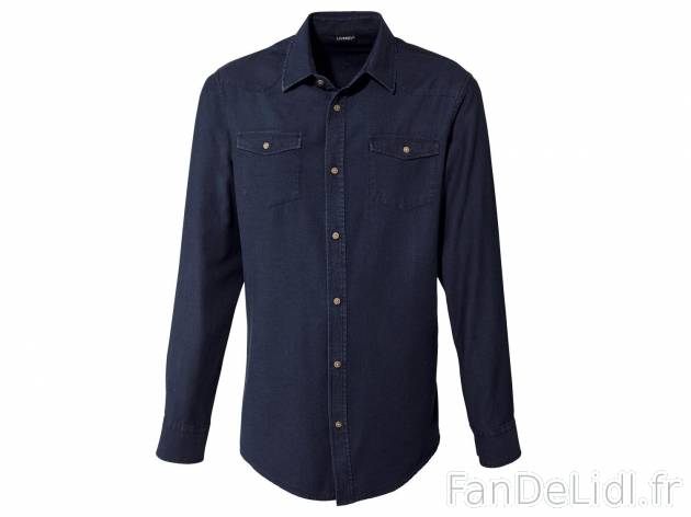 Chemise homme , prezzo 9.99 € per L&apos;unité au choix 
- Ex. : 99 % coton ...