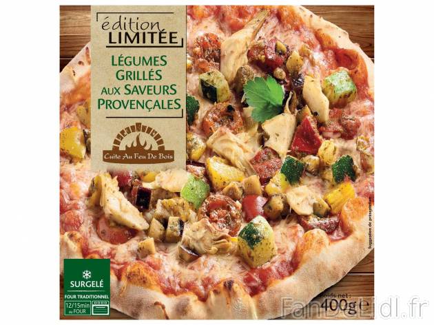 Pizza légumes grillés aux saveurs provençales , le prix 2.49 € 

Caractéristiques

- ...
