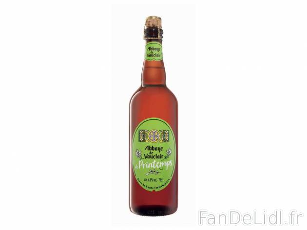 Bière de printemps , le prix 2.29 &#8364;  
-  6.8 % Vol.