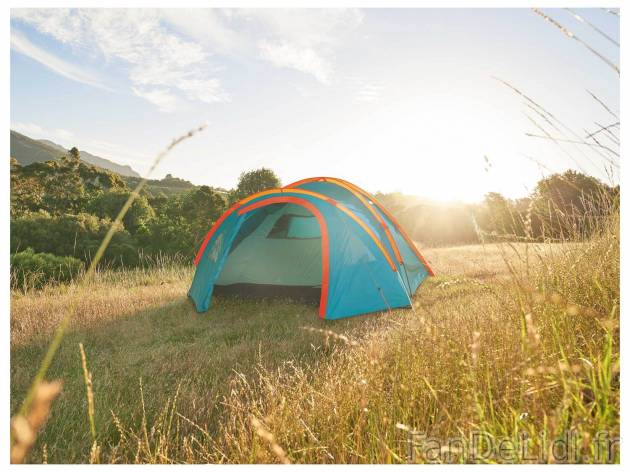 Tente de camping 4 personnes , le prix 49.99 &#8364; 
- Env. 300 x 250 x 130 ...