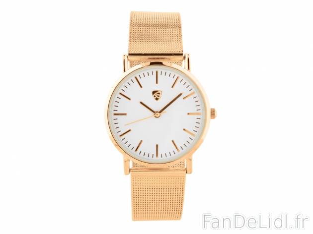 Montre avec bracelet textile ou acier , prezzo 7.99 € per L&apos;unité au ...