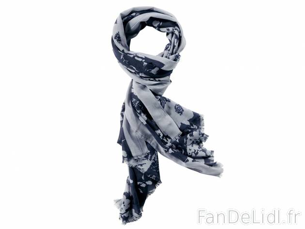 Foulard femme , prezzo 5.99 € per L&apos;unité au choix 
- Ex. : 100 % polyester
- ...