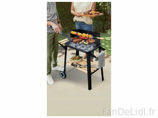 Barbecue à charbon de bois , le prix 26.99 &#8364; 
- Env. 84 x 86 x 45 cm ...