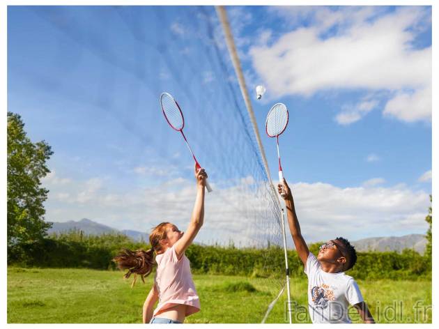 Set de badminton , le prix 14.99 &#8364; 
- Hauteur du filet r&eacute;glable ...