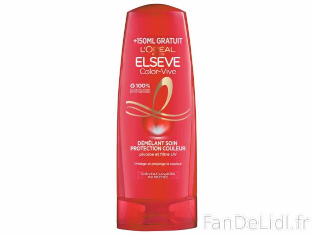 Elseve après-shampooing Color-Vive , le prix 3.25 &#8364; 
- 250 ml + 150 ml ...