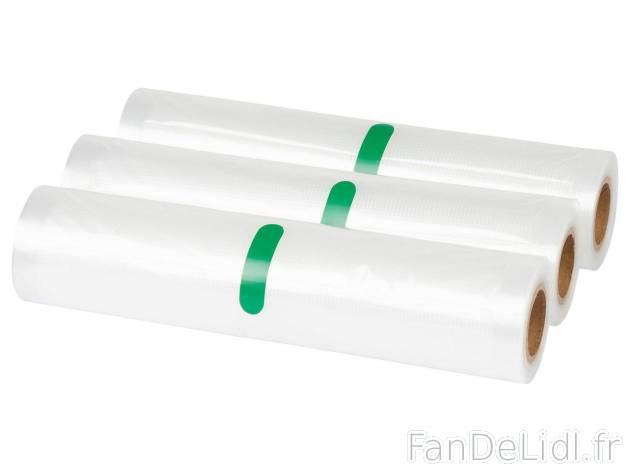 Rouleaux de film pour appareil de mise sous vide chez , le prix 5.99 &#8364; ...