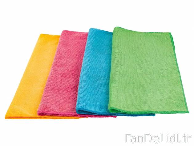 Chiffons en microfibre XXL , le prix 3.99 &#8364;  
-  Lot de 4