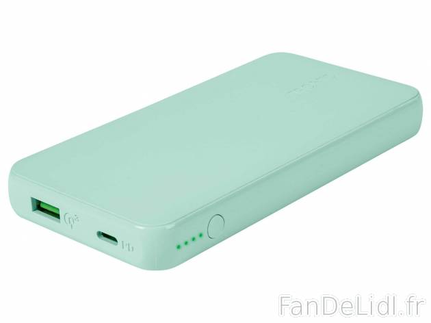 Batterie externe PowerBank , le prix 13.99 &#8364; 
- 10 000 mAh
- Ports USB-A ...