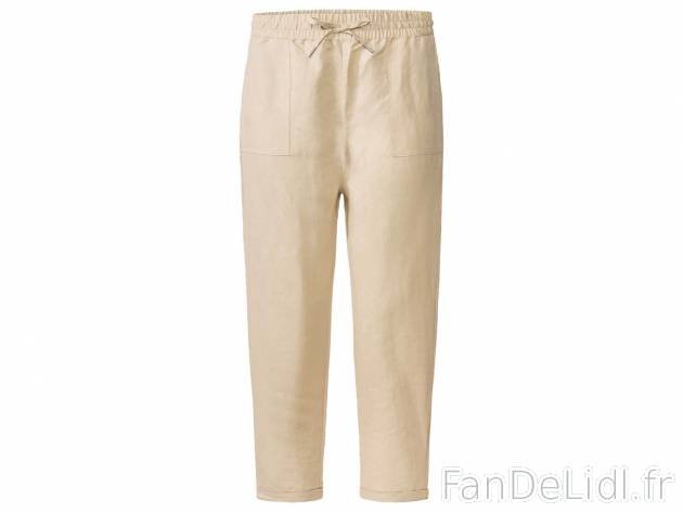 Pantalon en lin , le prix 9.99 &#8364; 
- Du 36 au 48 selon mod&egrave;le
- ...