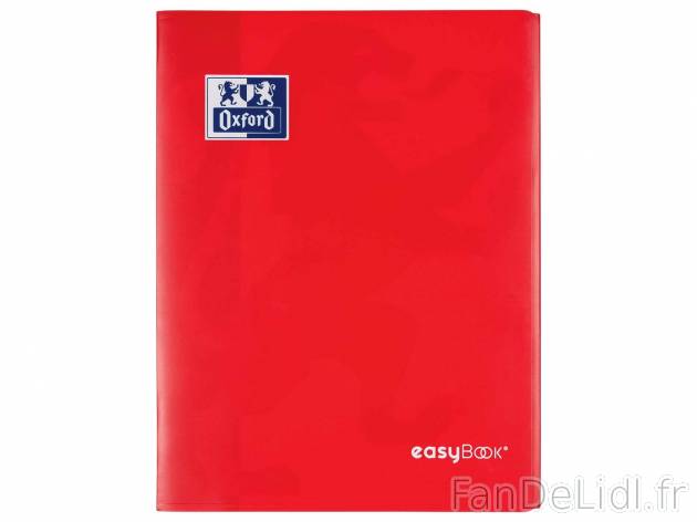 Cahier Easybook , le prix 2.79 &#8364; 
- 24 x 32 cm
- 96 pages
- Autres mod&egrave;les ...