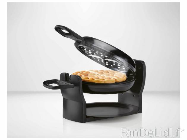 Gaufrier rotatif , le prix 36.99 € 
- 1 000 W
- Diamètre de gaufre : env. 17 ...