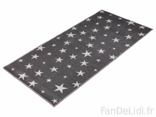 Tapis à poils ras , le prix 6.99 &#8364;  
-  Env. 67 x 140 cm
-  Ex. 100 % polyamide