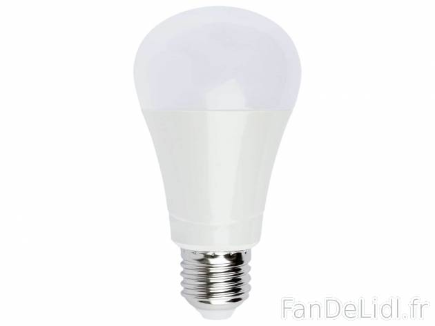 Ampoule LED RGB connectée , le prix 9.99 € 
- E27
- 9 W
- 806 lm
- Commande ...