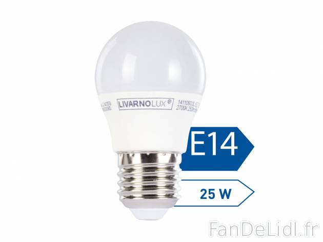 Ampoule LED , prezzo 1.99 € per L&apos;unité au choix 
- Blanc chaud
- ...