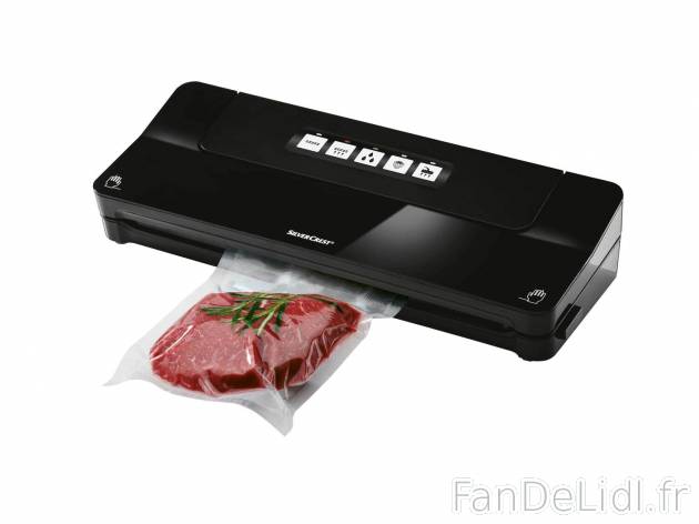 Appareil de mise sous vide , le prix 27.99 &#8364; 
- 125 W
- Pour des rouleaux ...