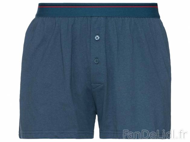 Boxers , le prix 8.99 € 
- Du S au XL selon modèle
- Ex. 100 % coton
- Lot ...