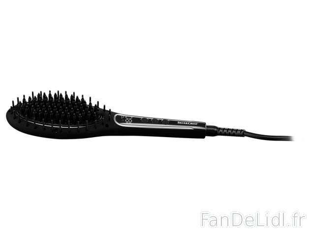 Brosse coiffante lissante , le prix 14.99 € 
- Plage de température de 100-180 ...