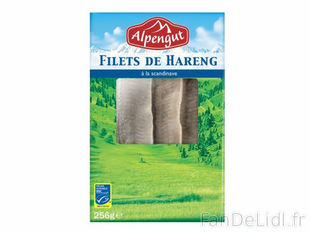 Filets de hareng à la scandinave1 , prezzo 1.89 € per 256 g