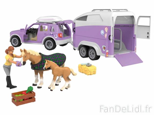 Set véhicule , le prix 29.99 &#8364; 
- Au choix :
- SUV avec van pour chevaux ...