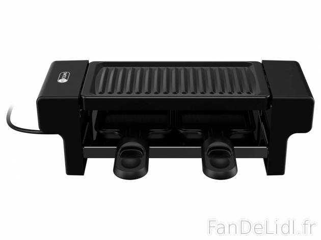 Raclette-gril , le prix 14.99 &#8364; 
- 350 W
- Plaque de gril amovible en ...