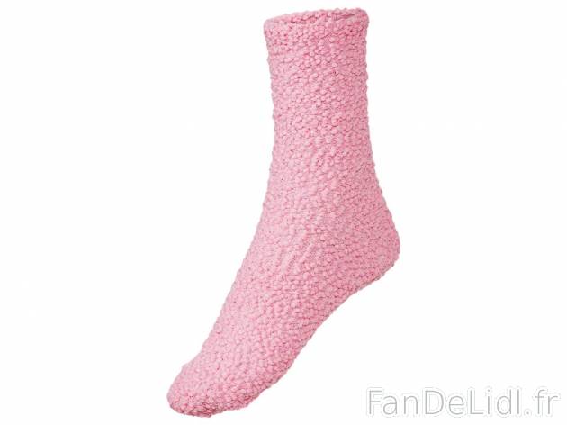 Chaussettes douces adulte , le prix 2.99 € 
- Du 35-38 au 39-42 selon modèle
- ...