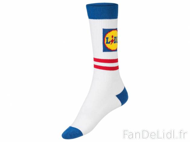 Chaussettes de sport LIDL , le prix 1.99 € 
- Du 35/38 au 43/46 selon modèle
- ...