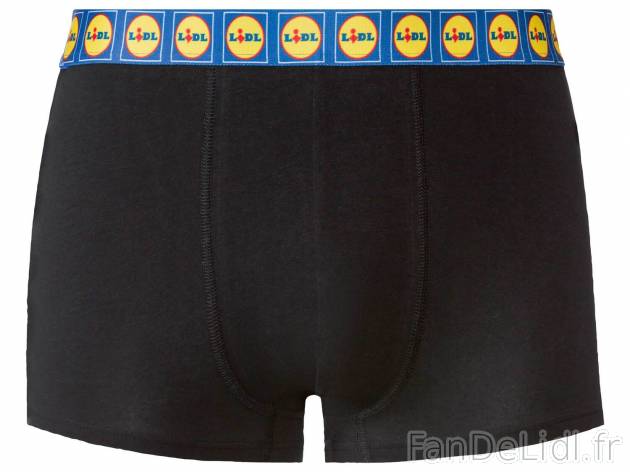 Boxers LIDL , le prix 7.99 € 
- Du S au XL selon modèle
- Ex. 95 % coton et ...