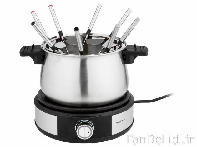 Service à fondue électrique , le prix 29.99 € 
- 1 500 W
- Max. 3 L
- Thermostat ...