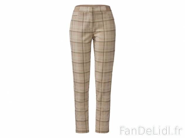 Pantalon , le prix 11.99 € 
- Du 36 au 48 selon modèle
- Ex. 66 % polyester, ...