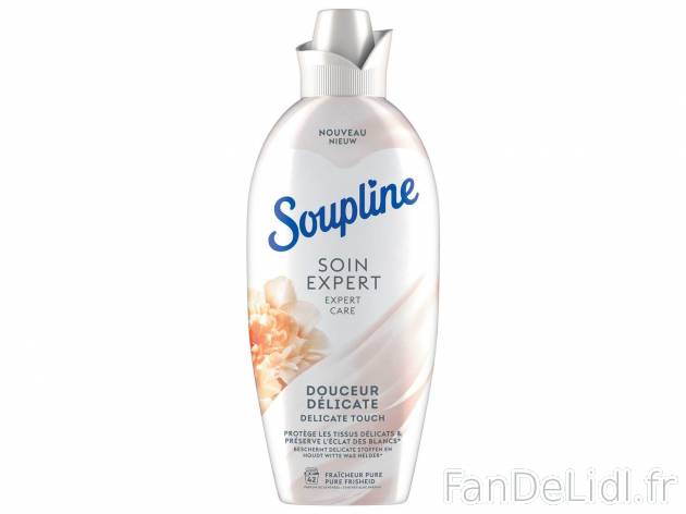 Soupline soin expert délicat , le prix 3.18 &#8364; 
- Le produit de 1,08 L ...