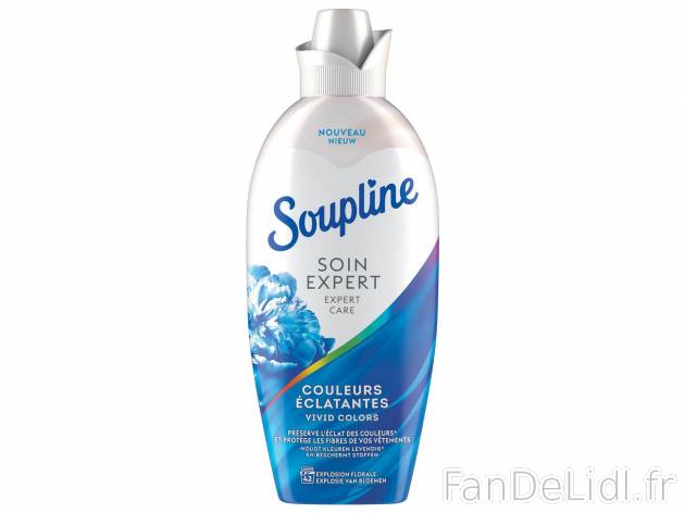 Soupline soin expert couleurs , le prix 3.18 &#8364; 
- Le produit de 1,08 L ...