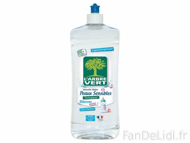 Arbre Vert liquide vaisselle hypoallergénique , le prix 1.69 &#8364; 
- Au ...