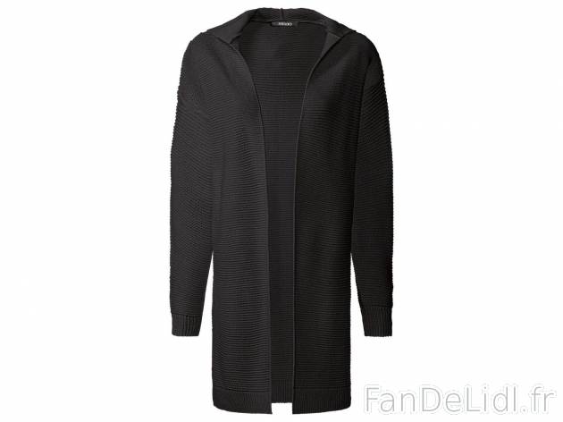 Cardigan long , le prix 11.99 &#8364; 
- Du S au XL selon mod&egrave;le
- ...