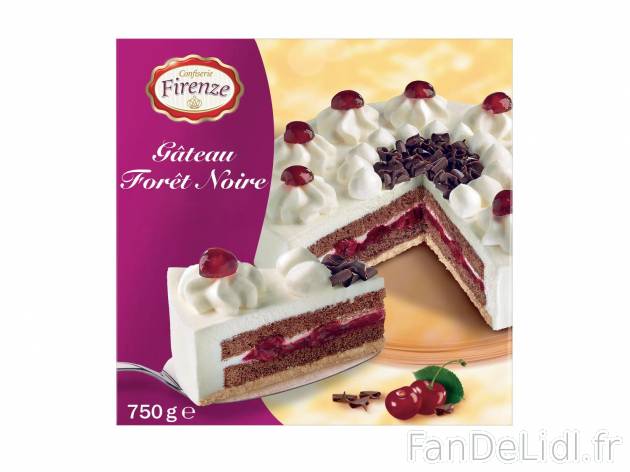 Gâteau forêt noire1 , prezzo 4.69 € per 750 g 
    