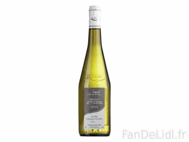 Muscadet Sèvre et Maine sur Lie Grand Fief de Retail Cuvée Vieilles Vignes 2015 ...