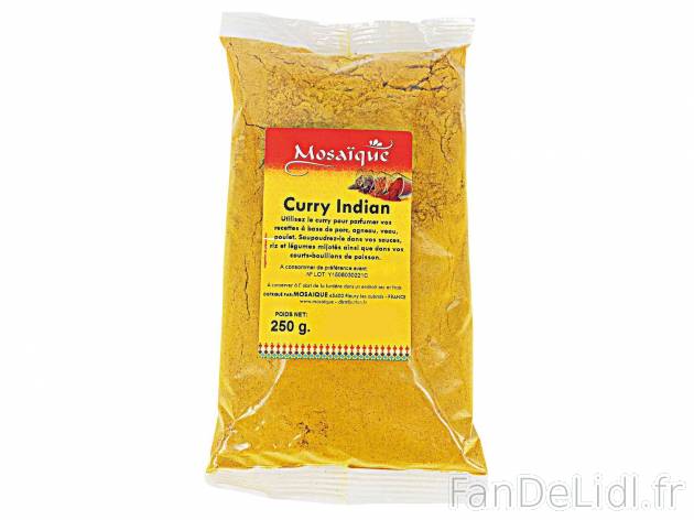 Curry , le prix 1.09 &#8364;
