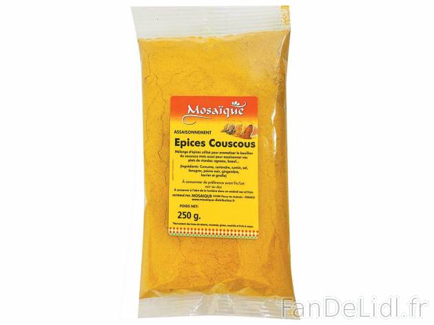 Épices couscous , le prix 1.39 &#8364;