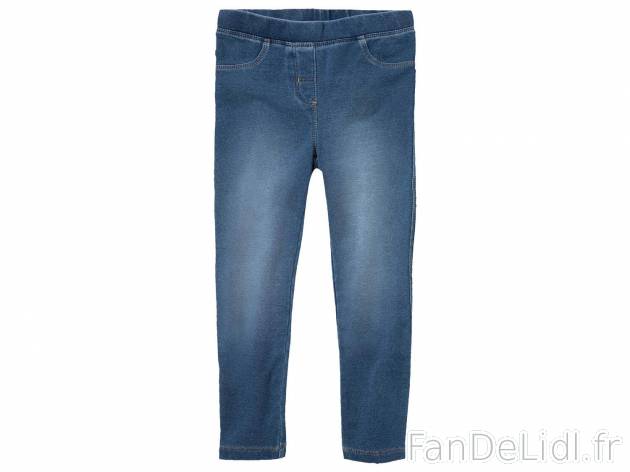 Jegging , le prix 5.99 &#8364; 
- Du 2/4 ans (98/104 cm) au 6/8 ans (122/128) ...