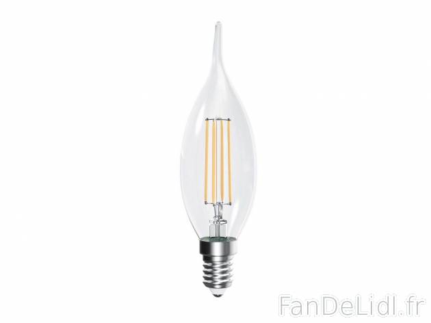 Ampoule LED à filament , le prix 2.99 &#8364; 
- Au choix :
- E14, 4,7 W, 470 ...