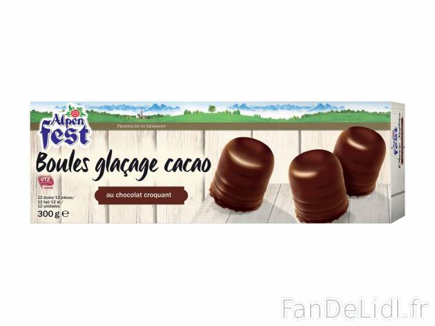 12 boules glaçage cacao1 , prezzo 1.99 € per 300 g 
   