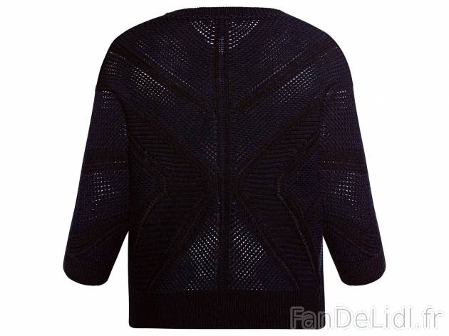 Pull en maille , le prix 9.99 € 
- Du S au XL selon modèle
- Ex. 66 % viscose ...