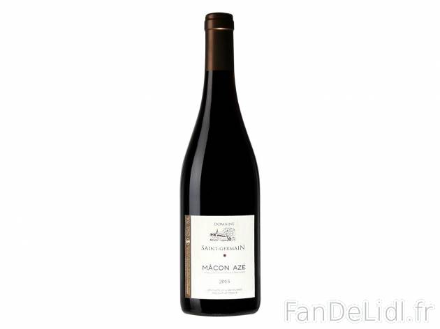 Mâcon Azé Domaine Saint-Germain 2015 AOP1 , prezzo 4.99 &#8364; 
- Temp&eacute;rature ...