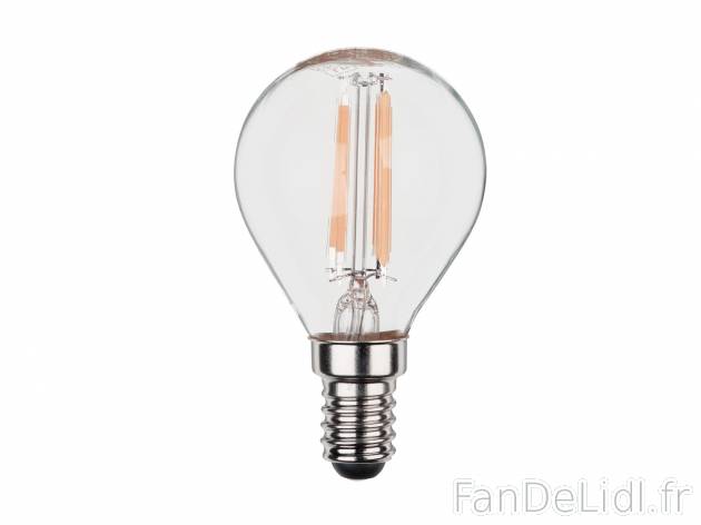 Ampoule LED à filament, prix 3.99 € per L&apos;unité au choix 
- E 14, ...