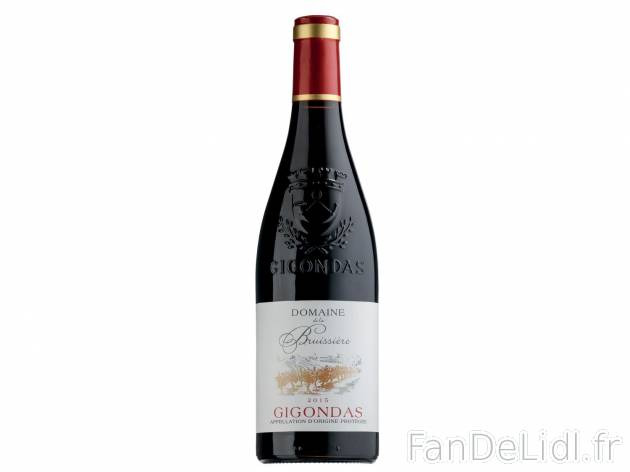 Gigondas Domaine de la Bruissière 2015 AOP1 , prezzo 9.99 &#8364; 
- Temp&eacute;rature ...