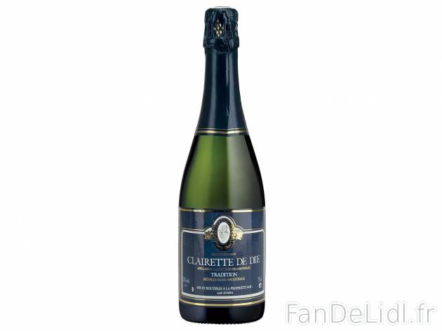 Clairette de Die Tradition Cuvée César AOC , prezzo 4.99 &#8364; 
- Temp&eacute;rature ...