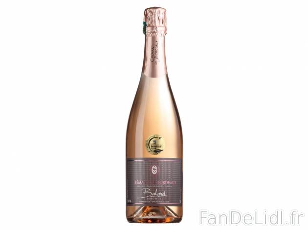 Crémant de Bordeaux Brut Rosé Balard AOC1 , prezzo 4.99 &#8364; 
- Temp&eacute;rature ...