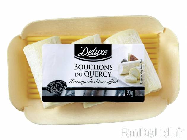 3 bouchons du Quercy1 , prezzo 1.89 € 90 g 
- Fromage de chèvre affiné
- 27 ...