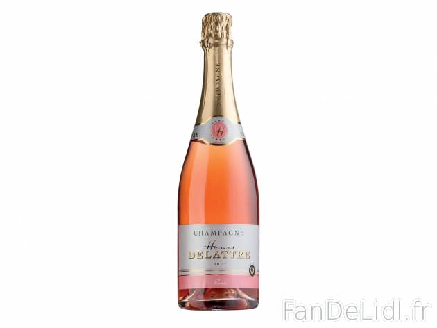 Champagne Brut Rosé Henri Delattre AOC1 , prezzo 13.99 &#8364; 
- Temp&eacute;rature ...