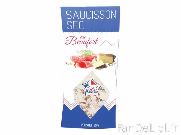 Saucisson sec au beaufort1 , prezzo 2.79 € per 250 g 
- Qualité supérieure
- ...